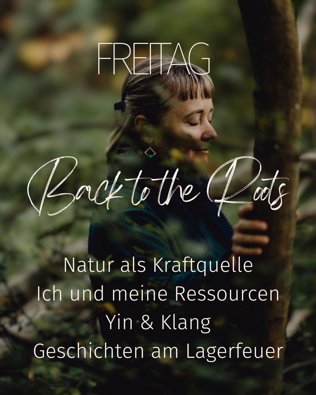 Tagesprogramm Frauenretreat The Art of Self Love mit Natur, Achtsamkeit, Grenzen, Klangreise und Lagerfeuer im September