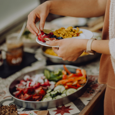 Leckere Essen vegetarisch und vegan